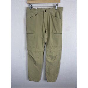 NWT Peak Performance Methodzo P Hiking Pants Mens S Tan Stretch Outdoor Trail